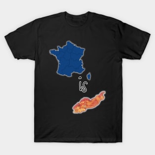 Francis Bacon - France Is Bacon Philosophy Pun - Joke Design T-Shirt